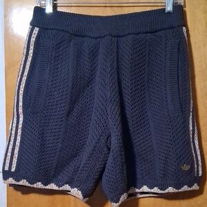 Adidas Black Knit Athletic Shorts
